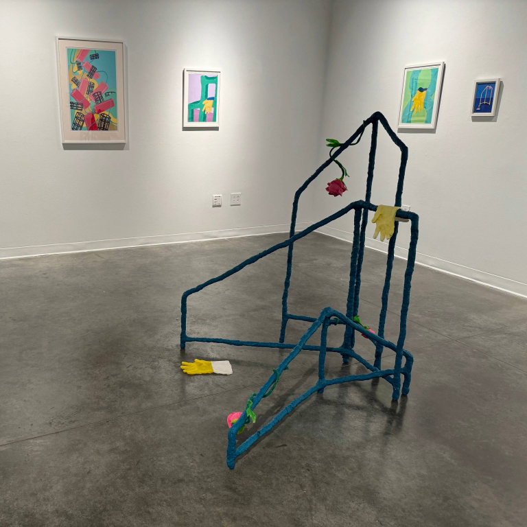 Selected works from Allison Baker's Fever Dream exhibition at the Herron School of Art and Design Galleries