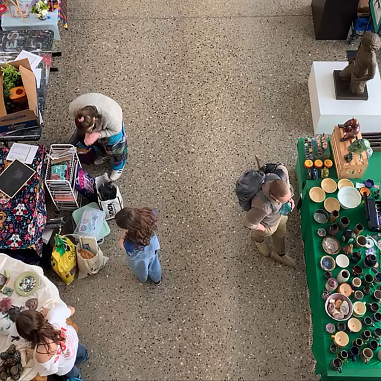 Herron student art market. Indiana University